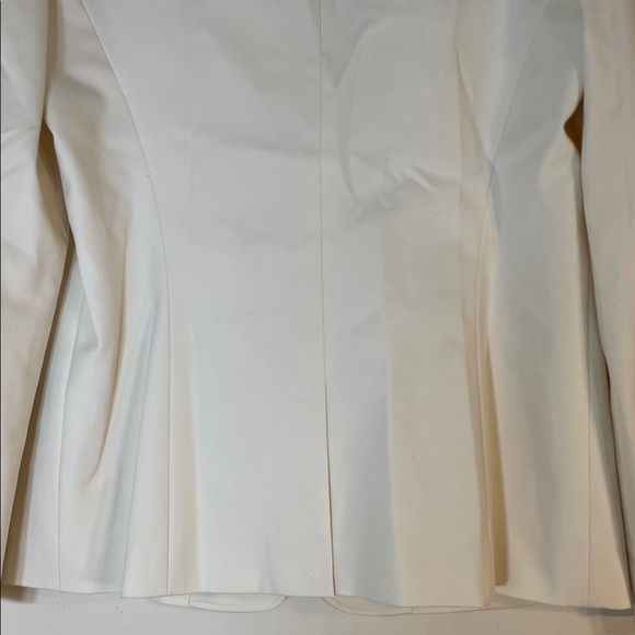 NWOT. Talbots 8 Cream Blazer Structured Professional Jacket. - Picture 9 of 10